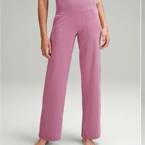 Lululemon Align High-Rise Wide-Leg Pant 31", Velvet Dust, Size 4